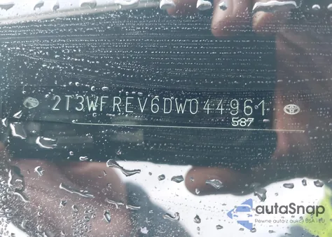 2013 Toyota Rav4 Xle from USA, damaged, VIN 2T3WFREV6DW044961